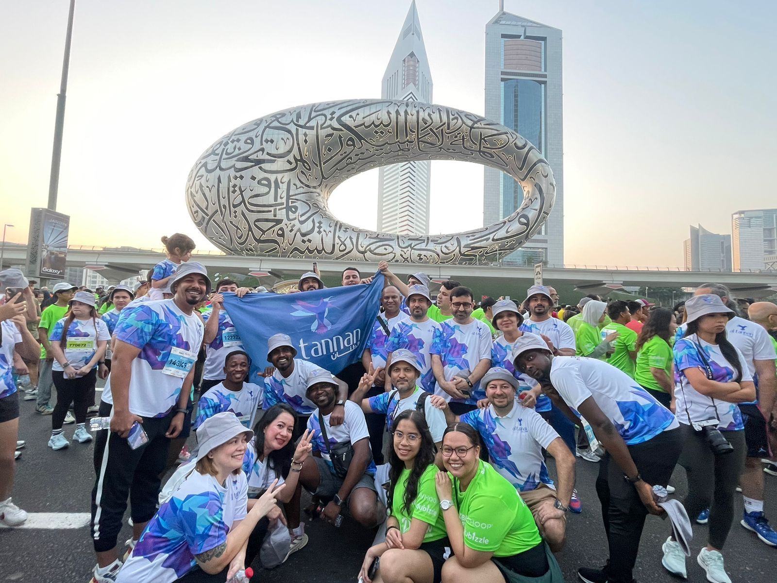 Team Spirit on Display! - Dubai Run 2024